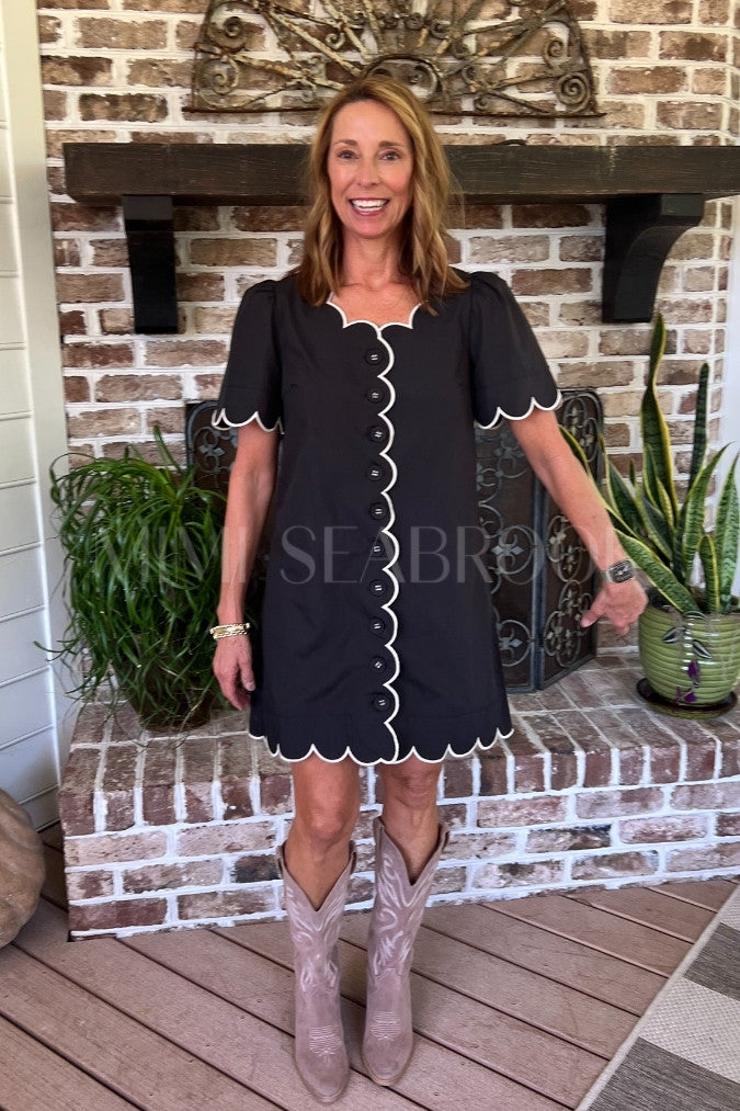 Charnette dress, black