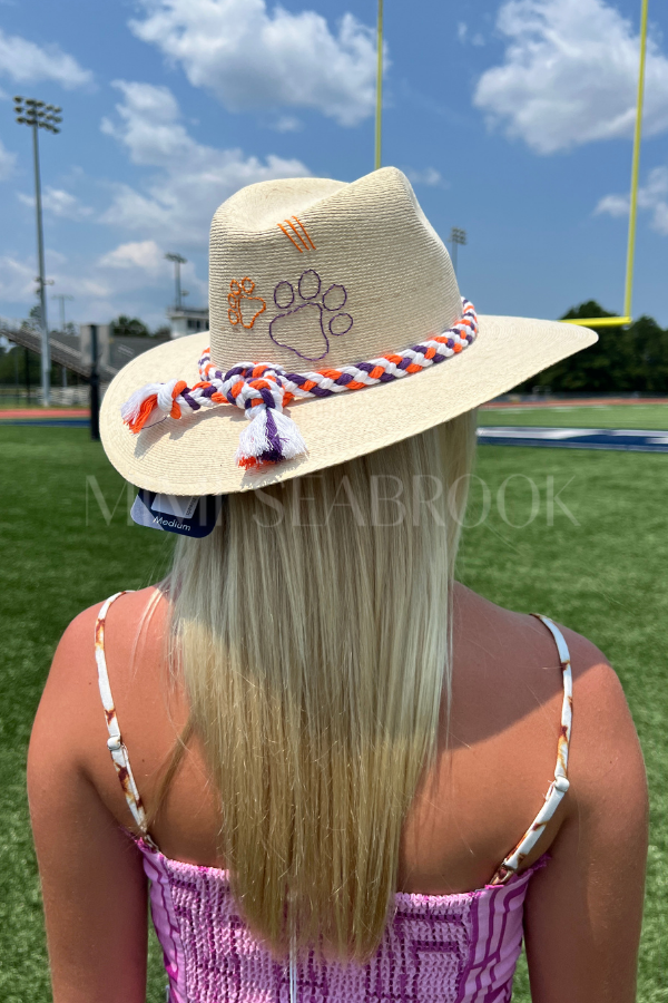 Clemson Palm Hat by Tipsy Threads