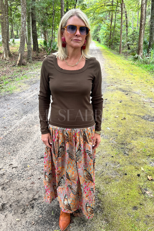 Clesson top, coffee