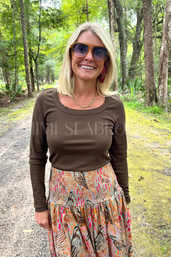 Clesson top, coffee