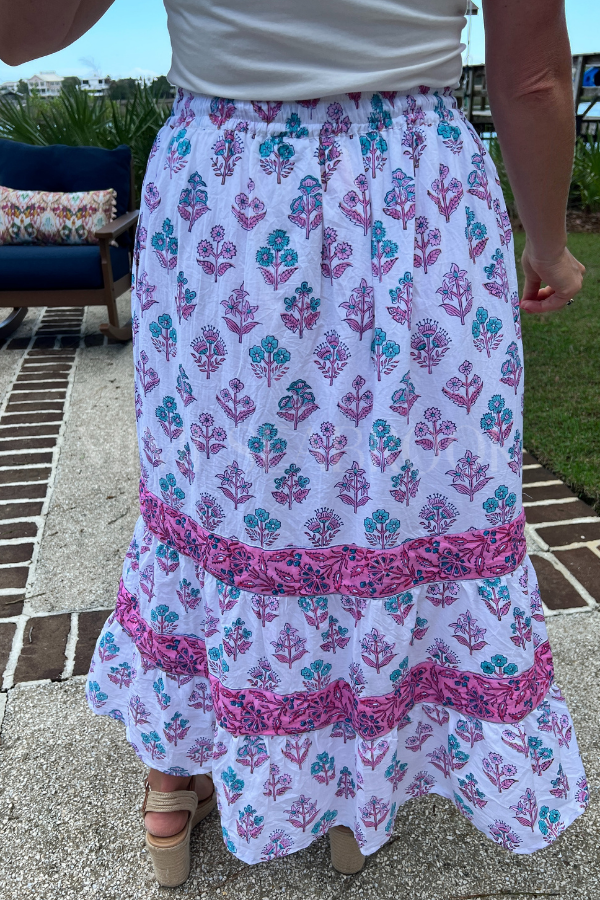 Cora Skirt, Lilac Chiffon by Victoria Dunn