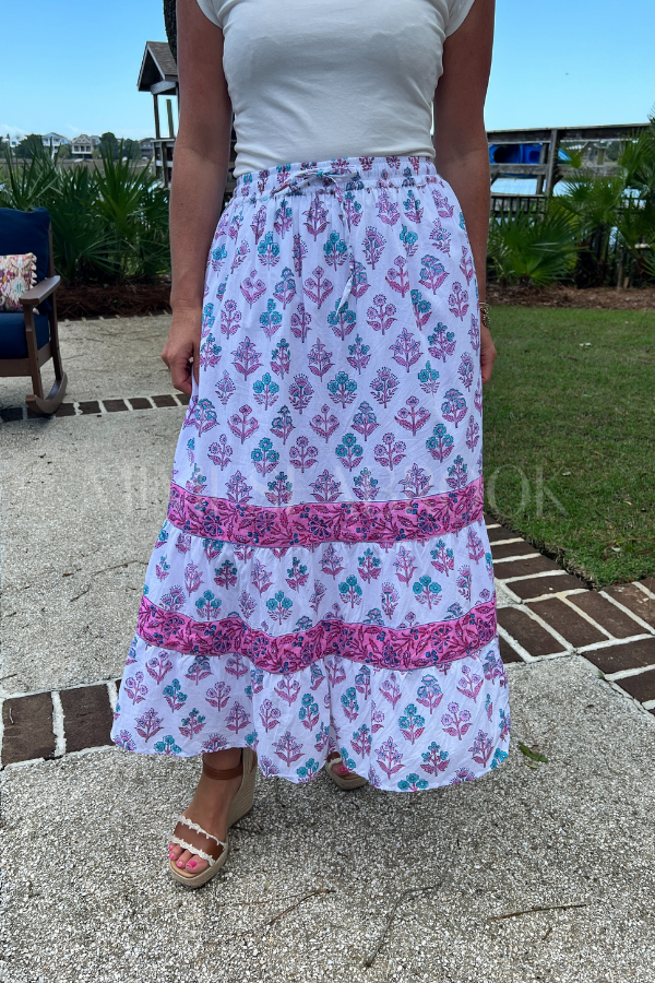 Cora Skirt, Lilac Chiffon by Victoria Dunn