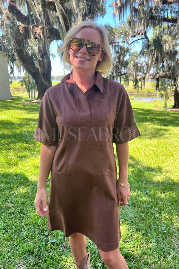 Coraline dress, brown