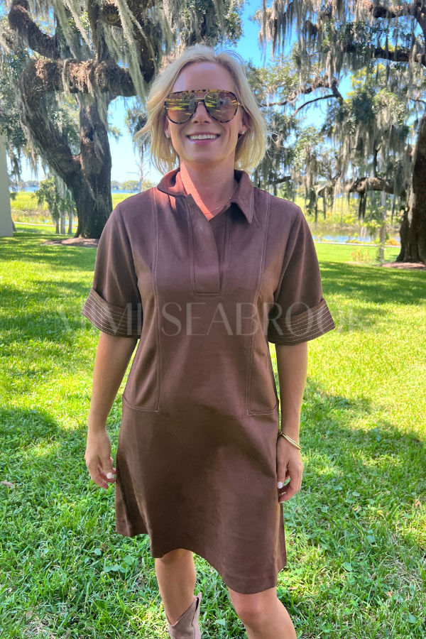 Coraline dress, brown