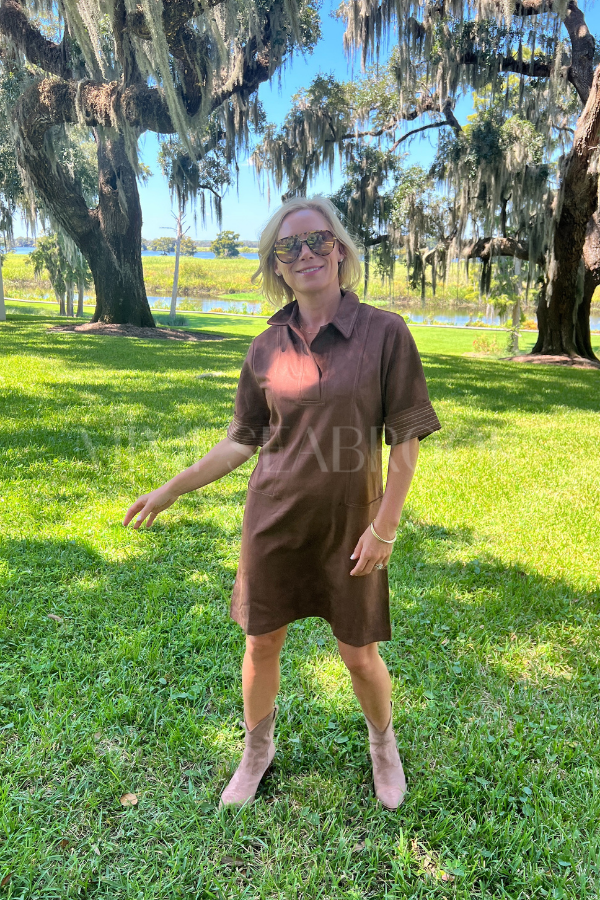 Coraline dress, brown