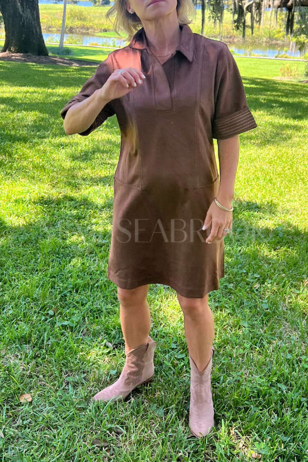 Coraline dress, brown