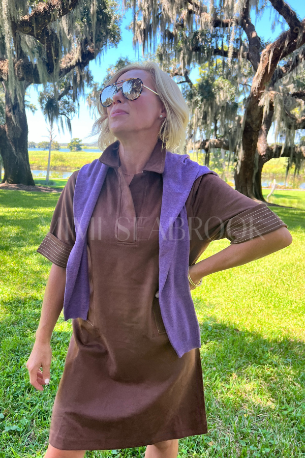 Coraline dress, brown