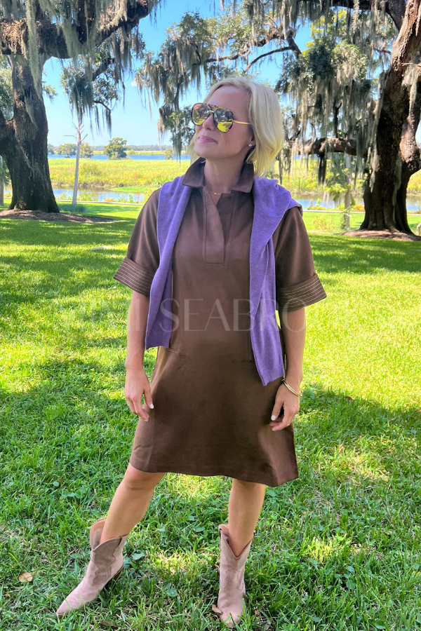 Coraline dress, brown