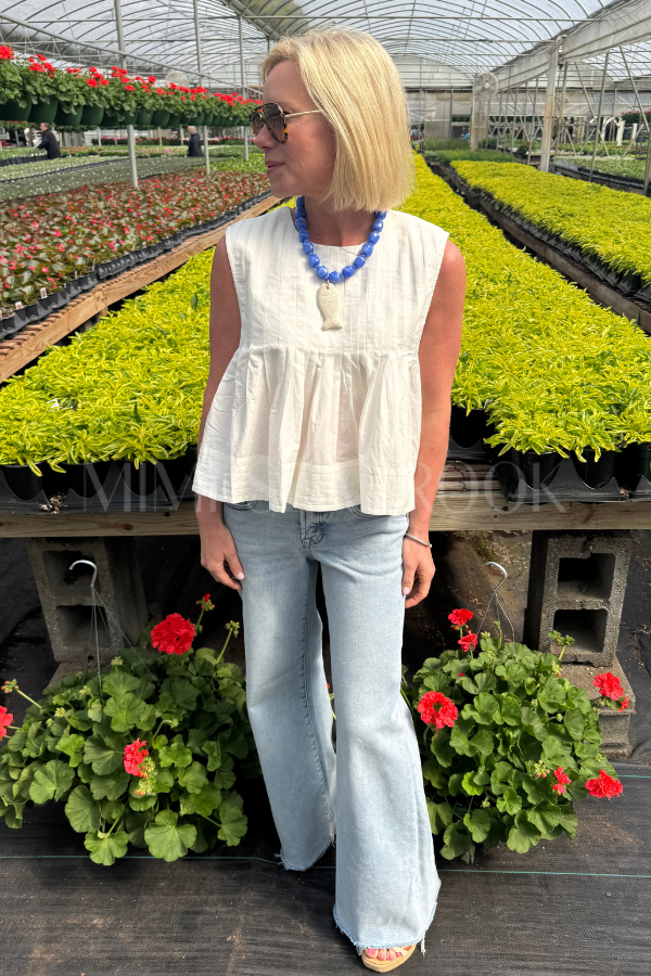 Cordelia top, cream