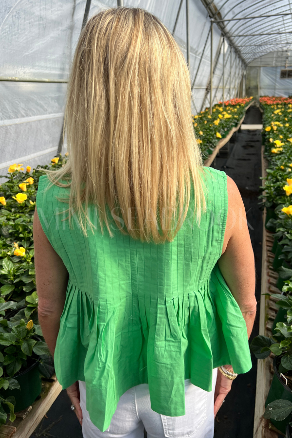 Cordelia top, green