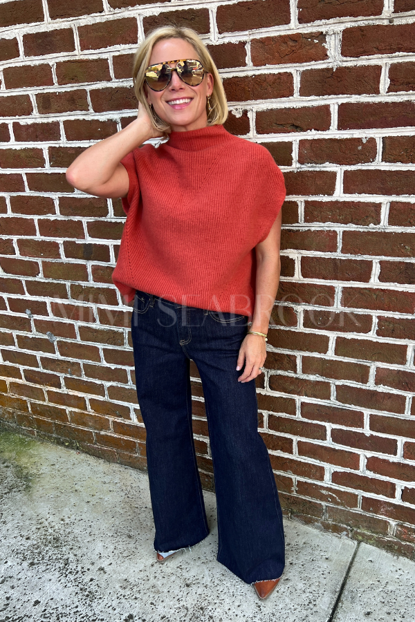 Cornelia sweater, rust