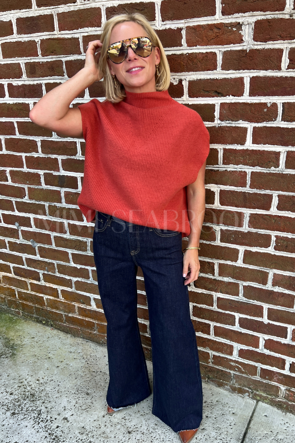 Cornelia sweater, rust