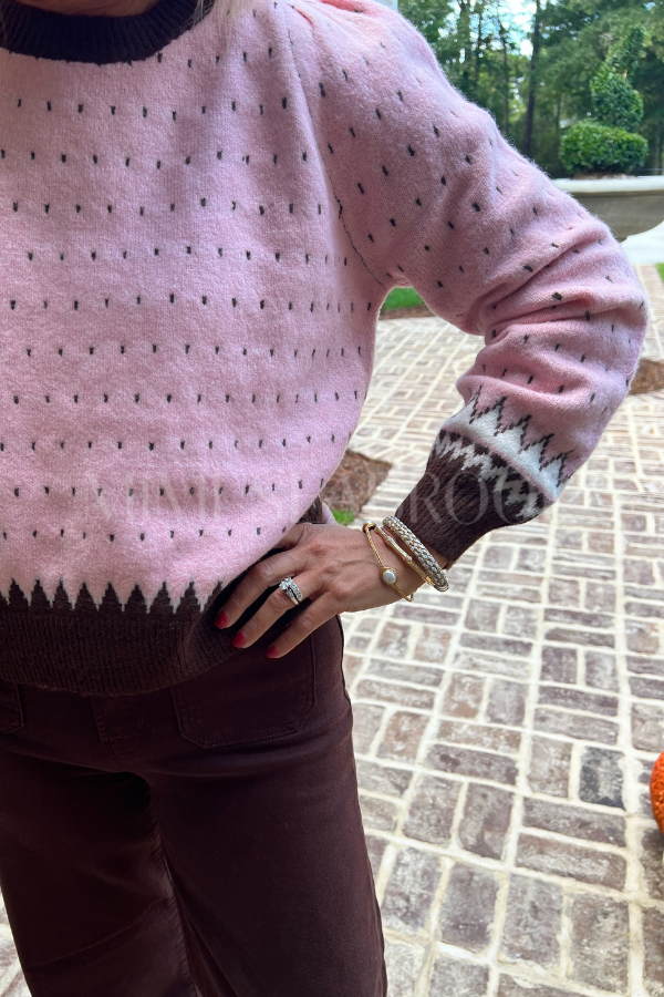 Cornell sweater, rose brown