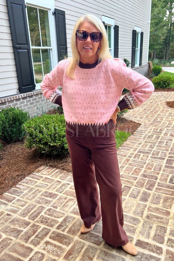 Cornell sweater, rose brown