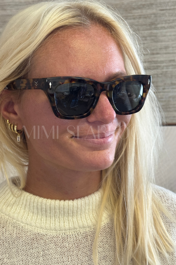 Crosby Sunglasses, tortoise/green by I-SEA