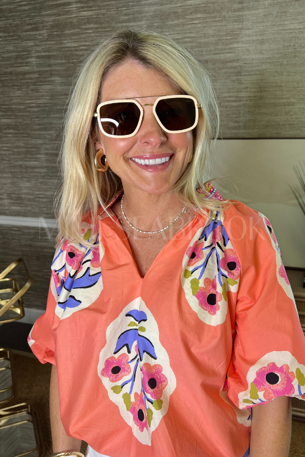 Cruz Sunglasses, cream/brown by I-SEA