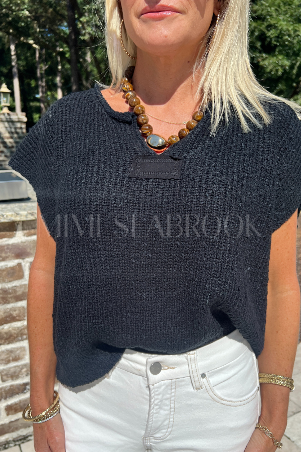 Culbertson sweater, black