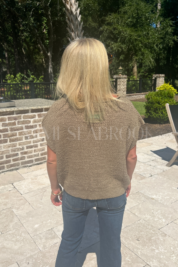 Culbertson sweater, cappuccino