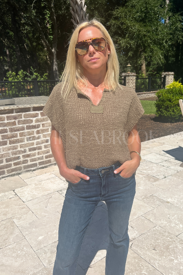 Culbertson sweater, cappuccino