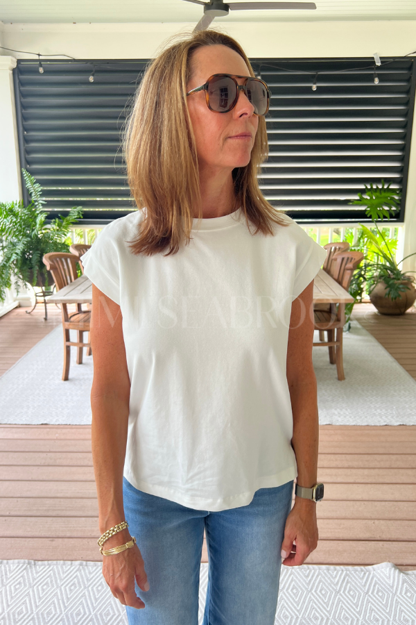 Cullen top, ivory