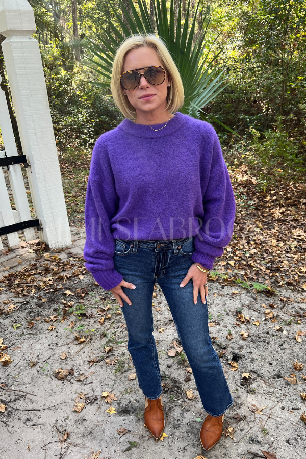 Darla sweater, purple