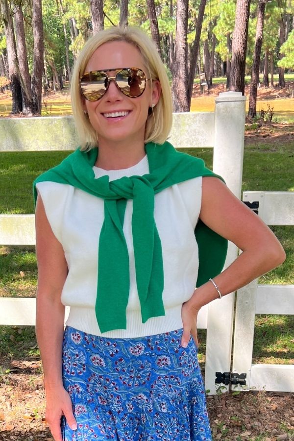 Davidson sweater, green