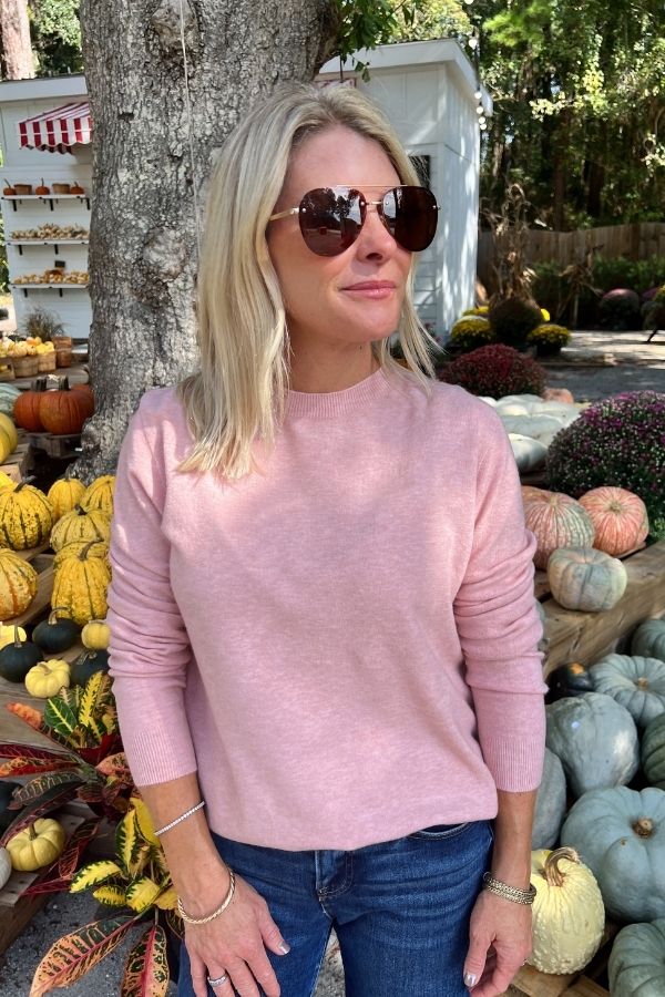 Davidson sweater, pink