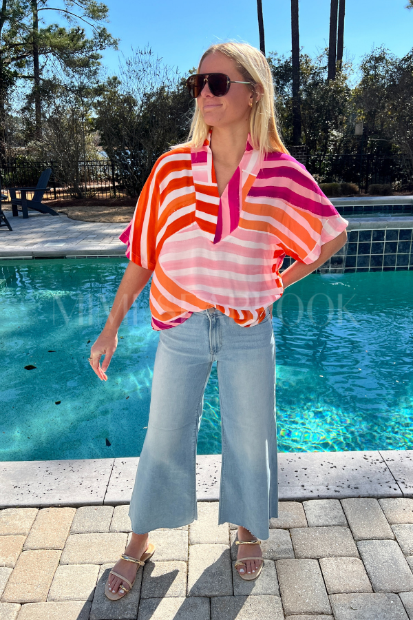 Davies crop flare jeans