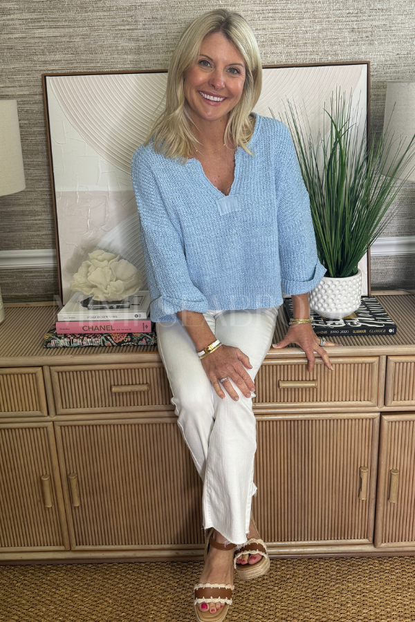 Deane sweater, blue