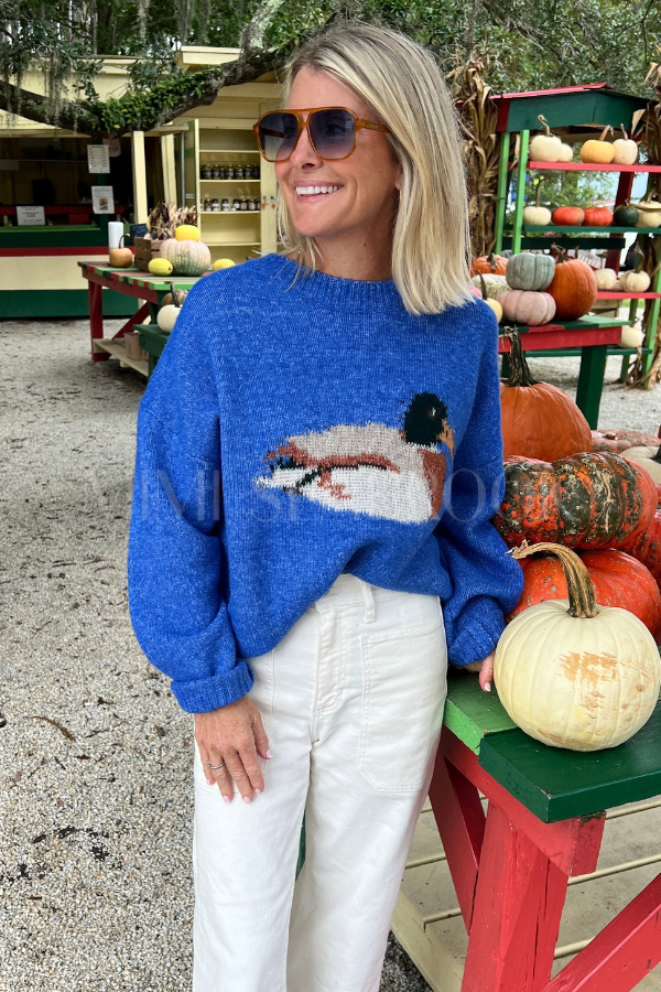 Decoy sweater, royal