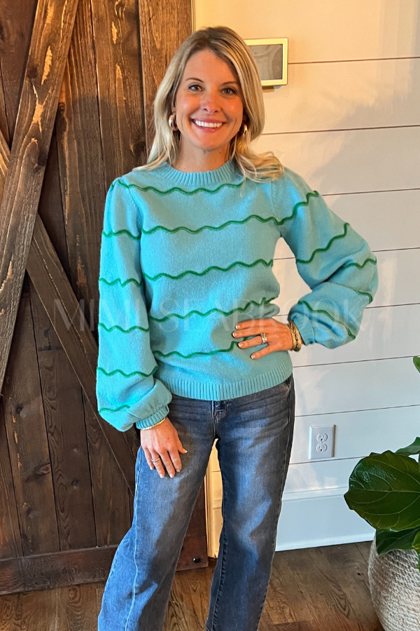 Denise sweater, blue
