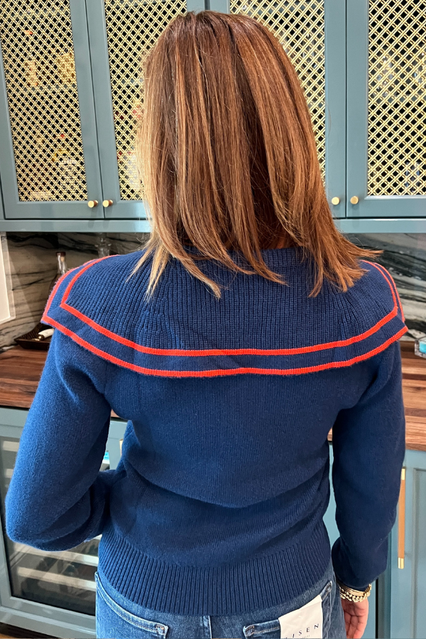 Denman sweater, navy