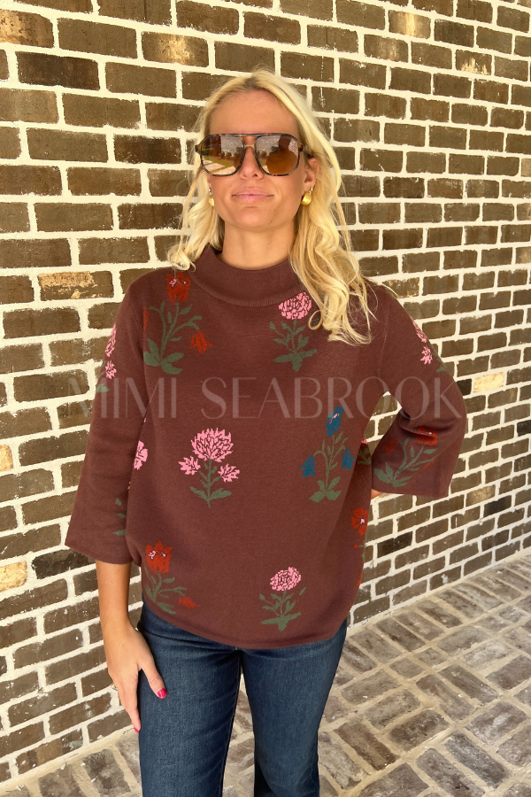 Dolores sweater, brown