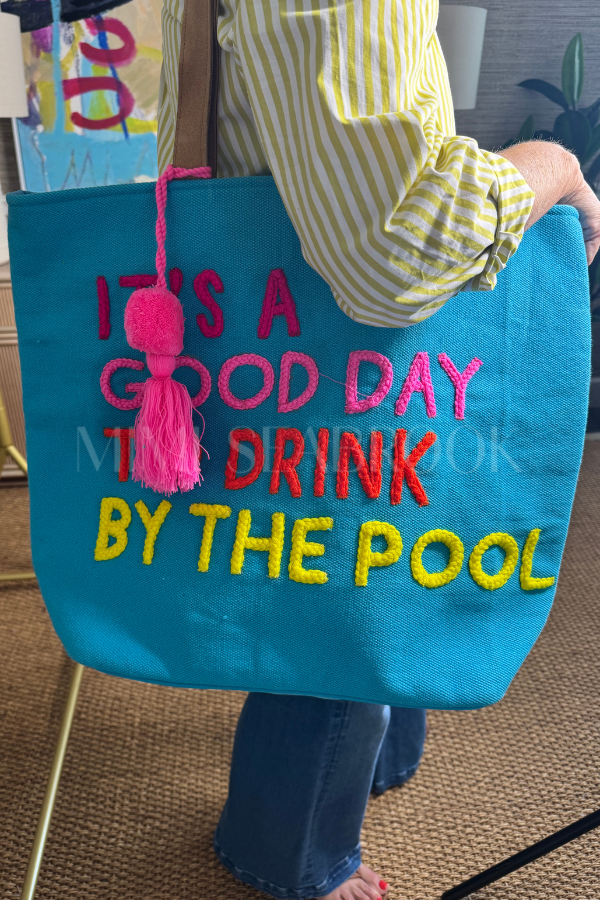 Drink by the Pool Tote Bag