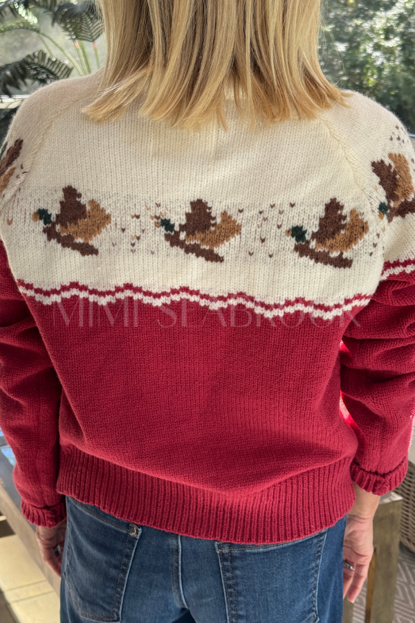 Duck Cardigan sweater