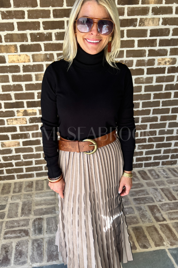 Dudley sweater, black