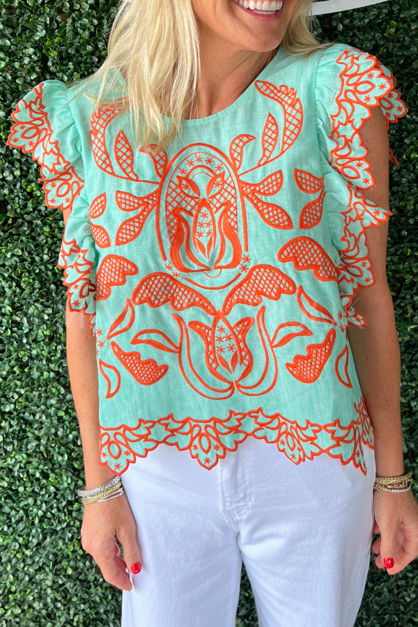 Dutton top, mint