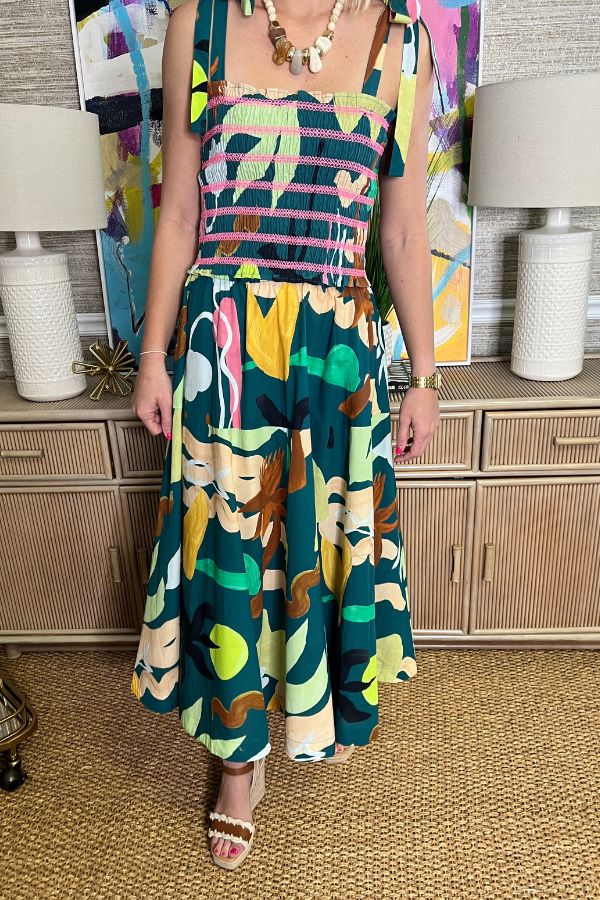 Ella Top, Paradiso Green by Oliphant