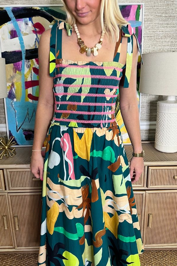 Ella Top, Paradiso Green by Oliphant