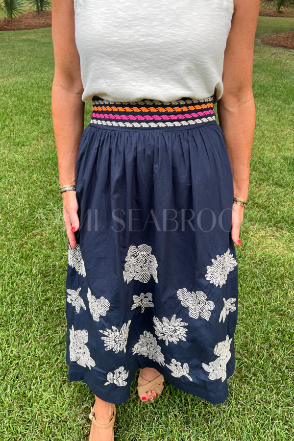 Earle skirt, navy