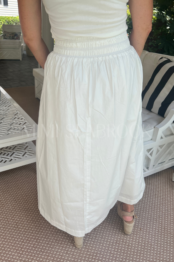 Earle skirt, white