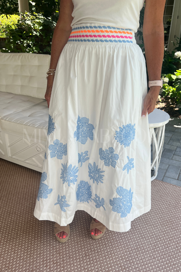 Earle skirt, white