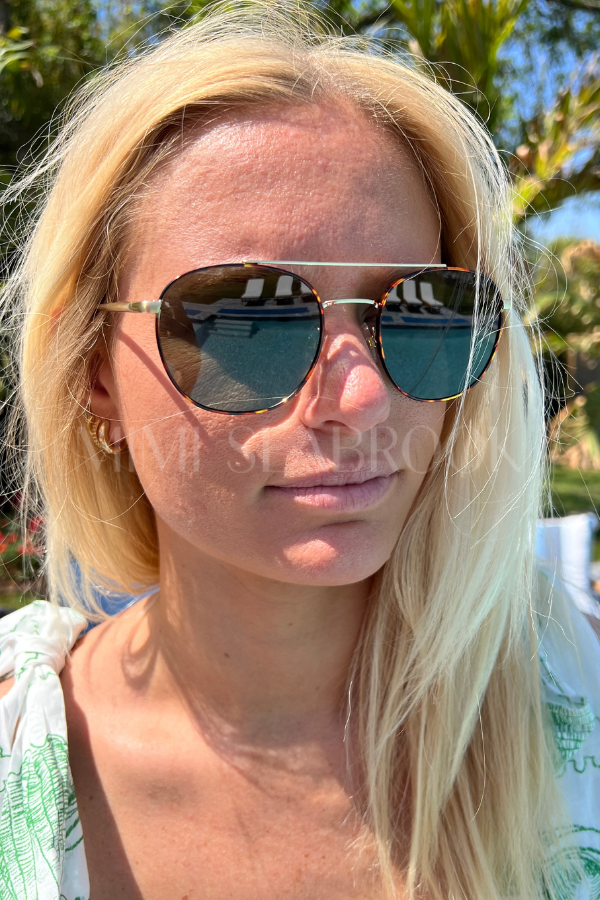 Easton Sunglasses, tortoise/green by I-SEA