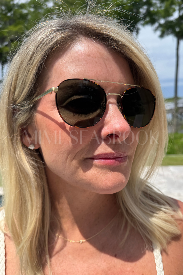 Easton Sunglasses, tortoise/green by I-SEA