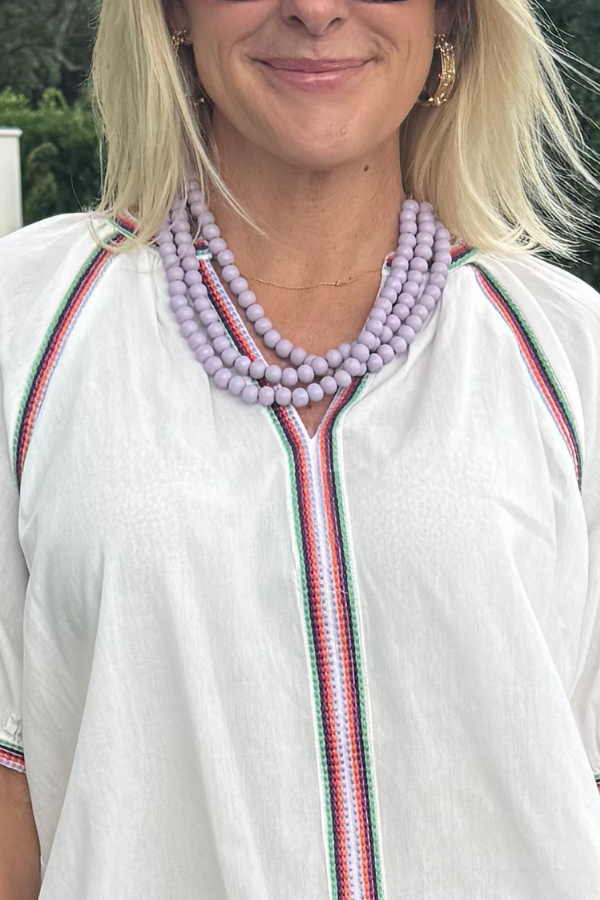 Elaine necklace, lavender