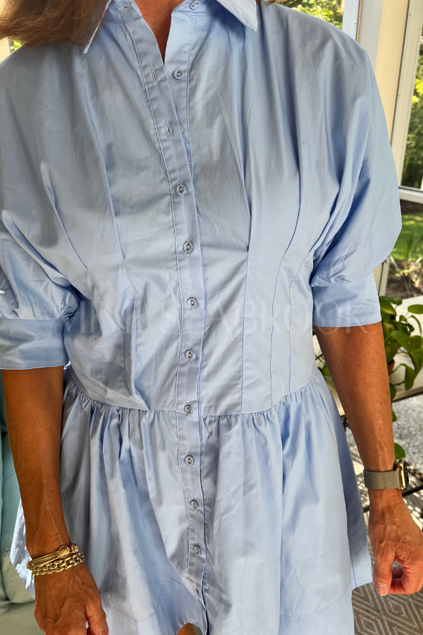 Elbridge dress, blue