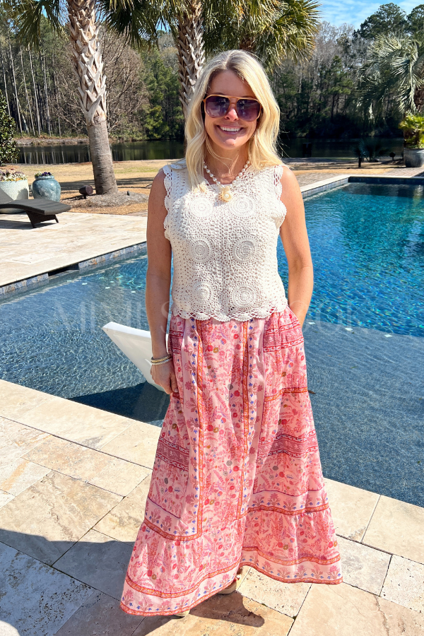 Elie Ankle Skirt by Cleobella