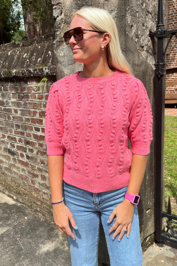 Ellery sweater, coral