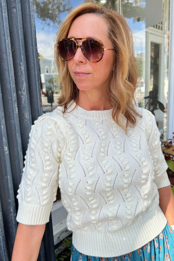 Ellery sweater, ivory