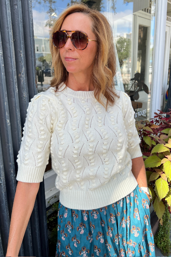 Ellery sweater, ivory